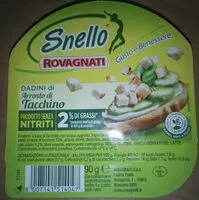 Mängden socker i Dadini di arrosto di tacchino