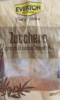 Mängden socker i Zucchero grezzo di canna
