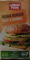 Mängden socker i Veggie Burger Kale Quinoa