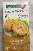 Mängden socker i Burger vegetale fave, quinoa e curcuma