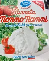 Mängden socker i Burrata