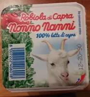 Mängden socker i Robiola di capra