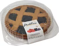 Mängden socker i Crostata frutti di bosco