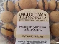 Mängden socker i Baci di dama alla mandorla