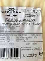 Mängden socker i Provolone valpadana