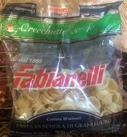 Mängden socker i Orecchiette