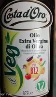 Mängden socker i Olio Extra vergine di oliva il Veg