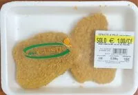 Mängden socker i Cotolette di pollo con spinaci