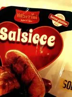 Mängden socker i Salsicce