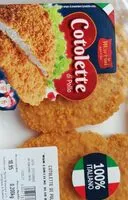 Mängden socker i Cotolette di pollo