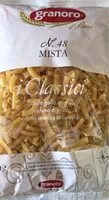 Mängden socker i Pasta mista