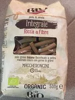 Mängden socker i Bio integrale maccheroncini