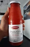 Mängden socker i Granoro Passata Di Pomodoro