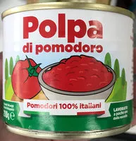 Mängden socker i Polpa di pomodoro