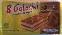 Mängden socker i Golosini crema cacao magro