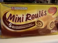 Mängden socker i Mini Roulés - Petite génoises fourrage au cacao maigre