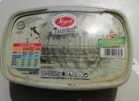 Mängden socker i Glace à la pistache