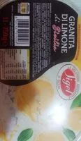 Mängden socker i Granita di limone di Sicilia