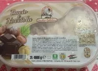 Mängden socker i Bacio e nocciola