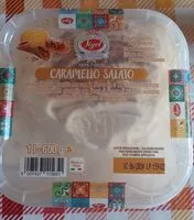 Mängden socker i gelato al caramello salato