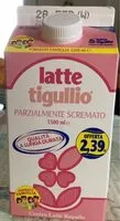 Mängden socker i Latte parzialmente scremato