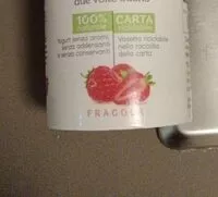 Mängden socker i Yogurt alla fragola