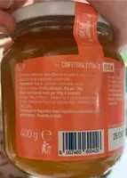 Mängden socker i Confettura extra di pesche