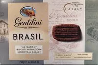 Mängden socker i Gentilini Brasil biscuits chocolat