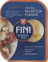 Mängden socker i I granripieni di sapore i ravioli salsiccia funghi