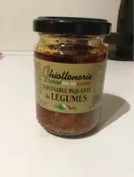 Mängden socker i Tartinable piquante de légumes