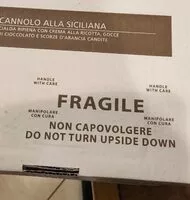 Mängden socker i Cannolo alla siciliana