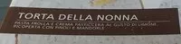 Mängden socker i Torta della nonna
