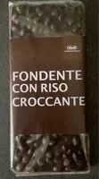 Mängden socker i Cioccolato fondente con riso croccante