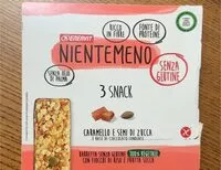 Mängden socker i Snack nientemeno caramello e semi di zucca