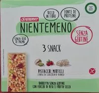 Mängden socker i Barretta con Pistacchi, Mirtilli e Cioccolato Bianco
