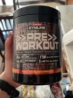 Mängden socker i Gymline pre workout