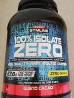 Mängden socker i gymline 100% whey protein isolate zero