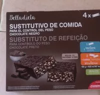 Mängden socker i Sustituto de comida para el control de peso chocolate negro