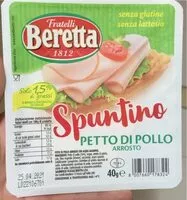 Mängden socker i Spuntino petto di pollo arrosto