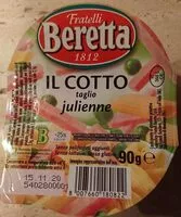 Mängden socker i Il cotto julienne