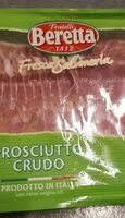 Mängden socker i Prosciutto crudo