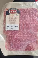 Mängden socker i Spianata italiana