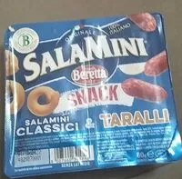 Mängden socker i Salamini snack salamini classici & taralli