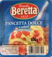 Mängden socker i Pancetta Dolce