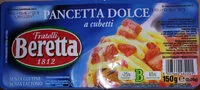 Mängden socker i Pancetta a cubetti dolce