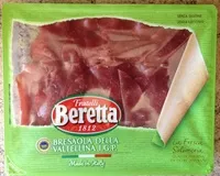 Mängden socker i Bresaola della Valtellina I.G.P.