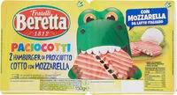 Mängden socker i Paciocotti hamburge dIGProsciutto cotto con mozzarella