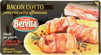 Mängden socker i Bacon cotto pancetta cotta affumicata