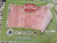 Mängden socker i Mortadella bologna con pistacchi