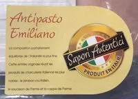 Mängden socker i Antipasto emiliano